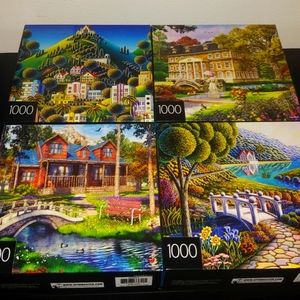 Set of 4 Puzzles - 1,000 Each